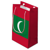 モルディブ国旗 スモールペーパーバッグ (裏面アングル)