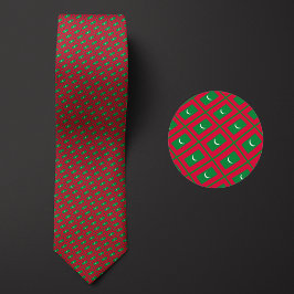 モルディブ国旗 ネクタイ