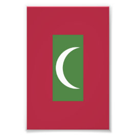 モルディブ国旗 フォトプリント           