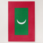 モルディブ国旗（モルディブ共和国） ジグソーパズル (縦)