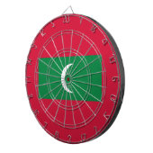 モルディブ国旗(モルディブ共和国) ダーツボード (正面右)