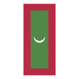 モルディブ国旗 ラックカード