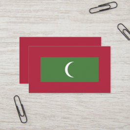 モルディブ国旗 名刺