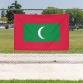 モルディブ国旗 横断幕 (インサイチュ)