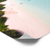 モルディブ島ロマンチックな休日by貯蔵者。 ポスター (角)