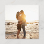 モルディブ結婚パスポートQR エンクロージャーカード (裏面)