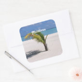 モルディブ スクエアシール (封筒)