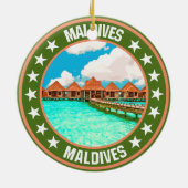 モルディブ セラミックオーナメント (裏面)
