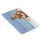 モルディブ、ハンサムめい想な若者はAに入っている マグネット (右側)