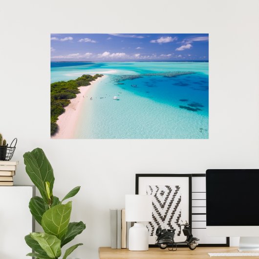 モルディブ ポスター (ホームオフィス)