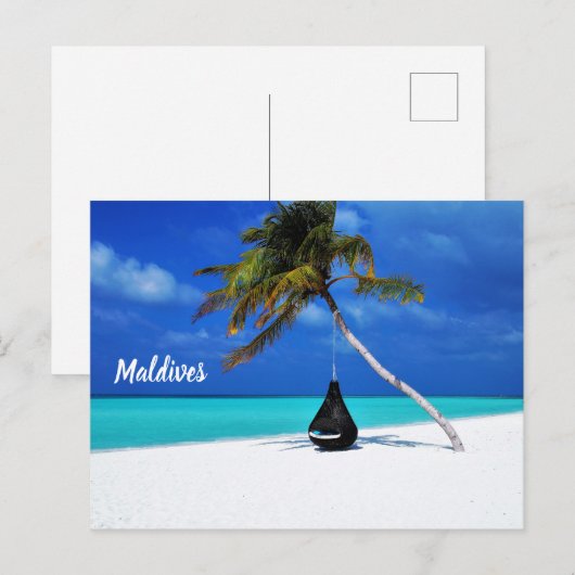 モルディブ ポストカード (正面/裏面)