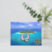 モルディブ ポストカード (スタンド正面)