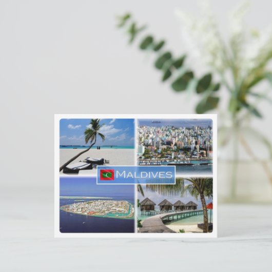 モルディブ –  ポストカード (スタンド正面)