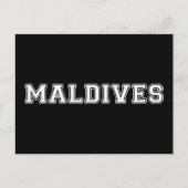 モルディブ ポストカード (正面)