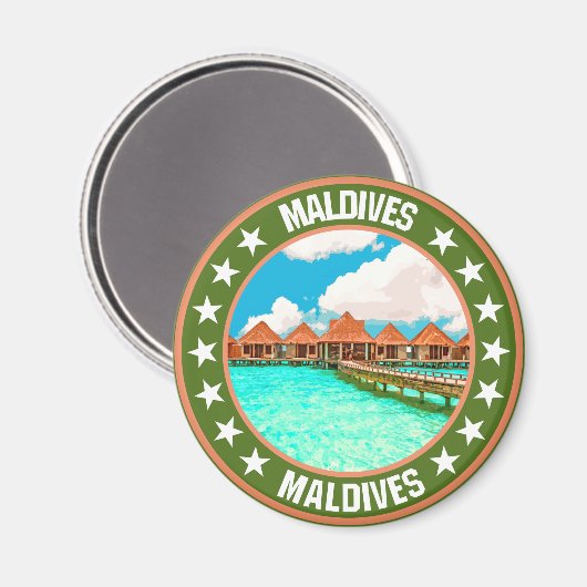 モルディブ マグネット (正面/裏面)