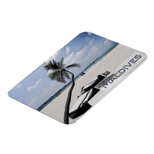 モルディブ – メインビーチ- マグネット (左側)