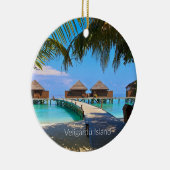 モルディブ・ヴェリガルドゥアイランド セラミックオーナメント (右)