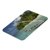 モルディブ、北の男性環礁、クダ島 マグネット (左側)