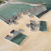 モルディブ、北雄環礁、クダ島 ジグソーパズル (側面)