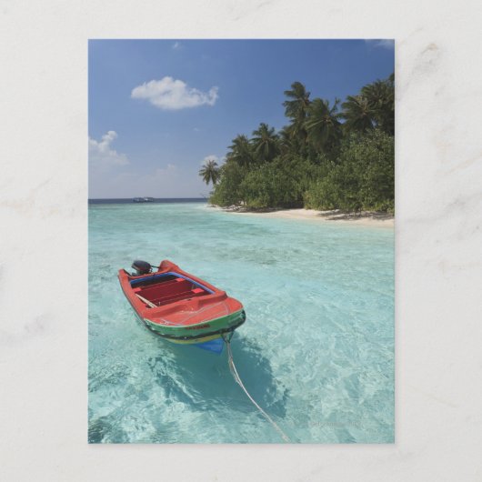 モルディブ、男性の環礁、クダ・バンドス島 ポストカード (正面)