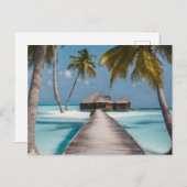 モルディブ(3) ポストカード (正面/裏面)