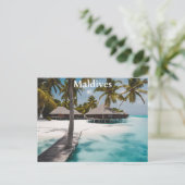モルディブ(5) ポストカード (スタンド正面)