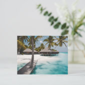 モルディブ(6) ポストカード (スタンド正面)