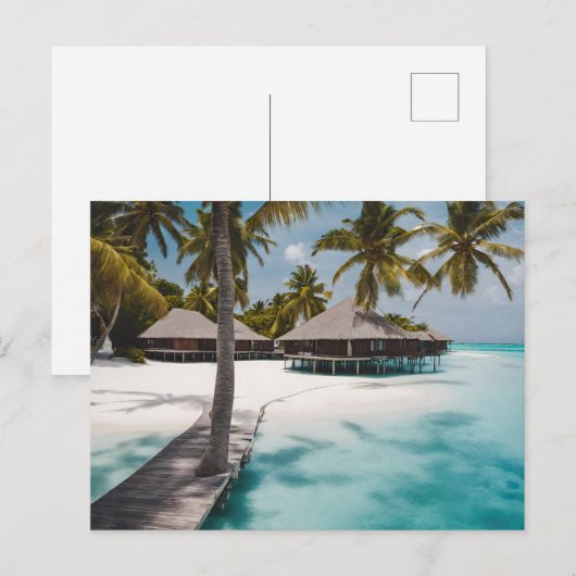 モルディブ(6) ポストカード (正面/裏面)