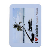 モルディブ – Angsana Velavaru - I Love – マグネット (縦)