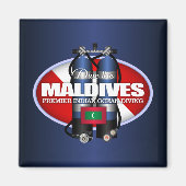 モルディブ(ST) マグネット (正面)