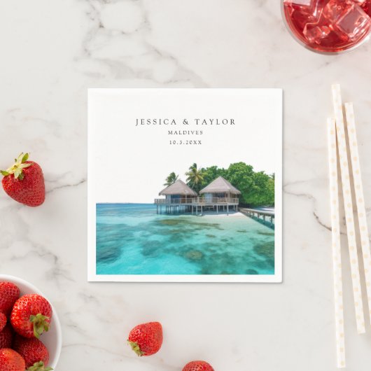 モルディ結婚ブのカスタムフォトカクテルナプキンス スタンダードカクテルナプキン (インサイチュ)