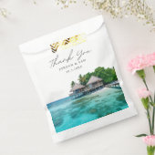 モルディ結婚ブのビーチ写真 フェイバーバッグ (封をした状態)