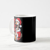 モルディ・グース クリスマス サンタ服 コーヒー ジョーク アート コーヒーマグカップ (正面左)