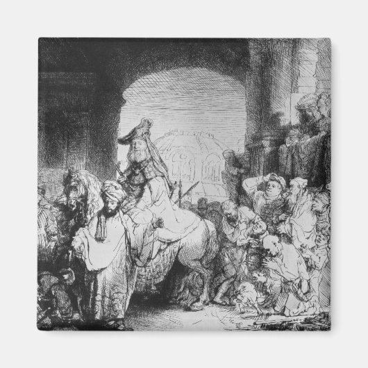 モルデカイの勝利, c.1640 マグネット (正面)