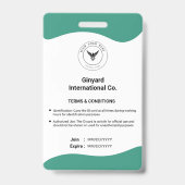 モルデシンプルン医療IDバッジ バッジ (裏面)