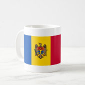 モルドバの国旗 コーヒーマグカップ (正面左)