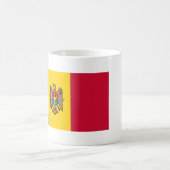 モルドバの国旗 コーヒーマグカップ (中央)