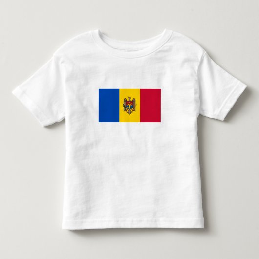 モルドバの国旗 トドラーTシャツ (正面)
