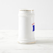 モルドバの旗2 ビールジョッキ (中央)