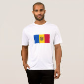 モルドバの旗 Tシャツ (正面フル)