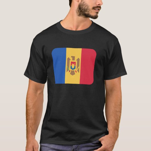 モルドバの旗 Tシャツ (正面)