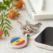 モルドバ国旗 キーホルダー (側面)