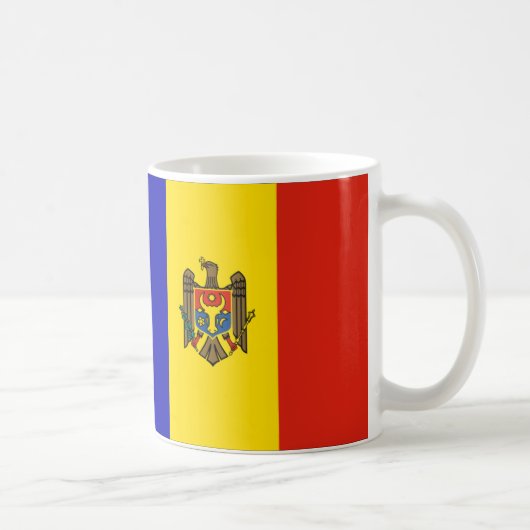 モルドバ国旗 コーヒーマグカップ (右)