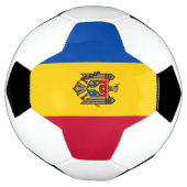 モルドバ国旗 サッカーボール (回転)