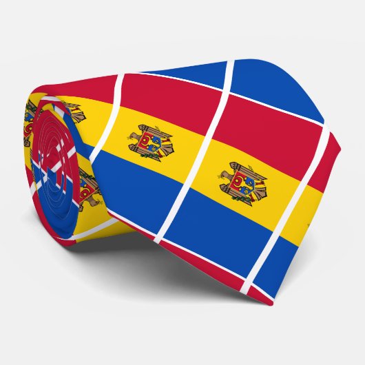 モルドバ国旗 ネクタイ (ロール)