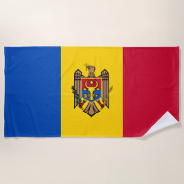 モルドバ国旗 ビーチタオル