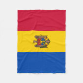 モルドバ国旗 フリースブランケット (正面)