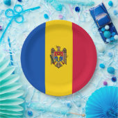 モルドバ国旗 ペーパープレート (パーティー)