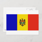 モルドバ国旗 ポストカード (正面/裏面)