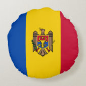 モルドバ国旗 ラウンドクッション (裏面)